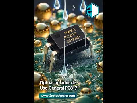 Optoacoplador de Uso General PC817 #2mtechperu #huanuco #arduino