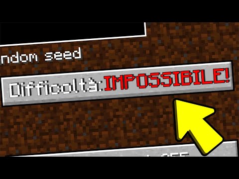 PROVO A FINIRE MINECRAFT CON LA DIFFICOLTA IMPOSSIBILE - MINECRAFT ITA