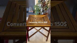 How we converted 10$ to 150$ #FurnitureRestoration #BeforeAndAfter #DIYProject #upcycledfurniture