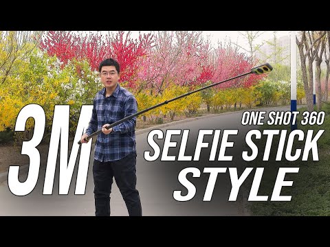 CREATIVELY Enjoy One Shot 360 with Unique 3 Meters SELFIE STICK STYLE