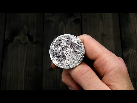 Shire Post Mint Silver Super Full Moon Large 1.5" Coin For Sale