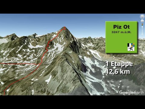 Zum Piz Ot in 3 Minuten - ein virtueller Flug
