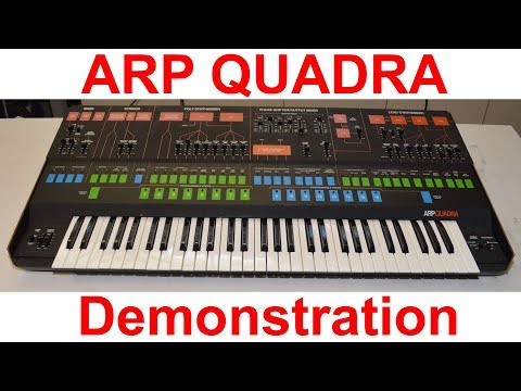 ARP Quadra Polyphonic Analog Synthesizer 1978 - 1981 - Black / Orange image 13