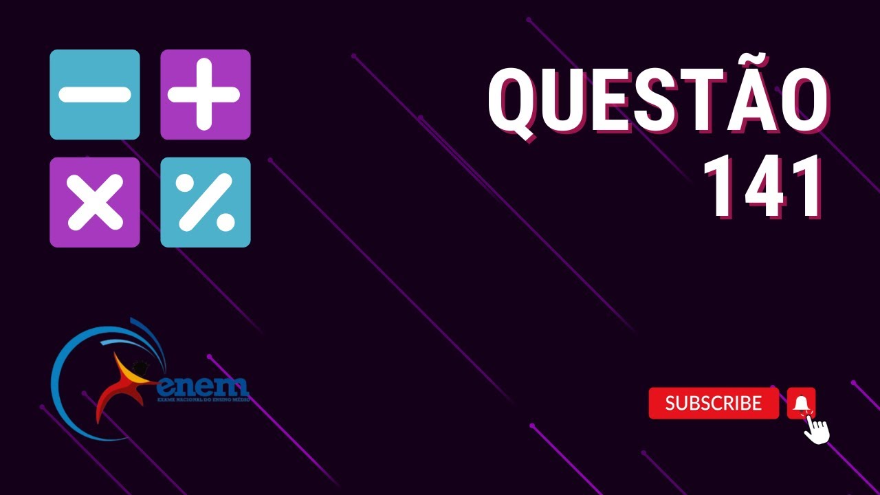 Questão 141 ENEM 2023 - Caderno CINZA (MATEMÁTICA) #enem #matematica #math
