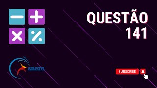 Questão 141 ENEM 2023 - Caderno CINZA (MATEMÁTICA) #enem #matematica #math