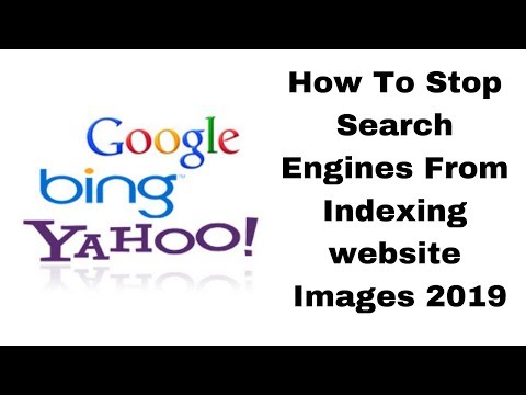 How To Stop Search Engines From Indexing website Images 2019