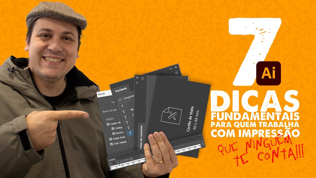 7 dicas fundamentais  para quem trabalha com impressão, que ninguém te conta!!! #illustrator