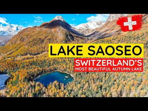 Unreal Autumn in Switzerland – Lake SAOSEO 4K Drone Film