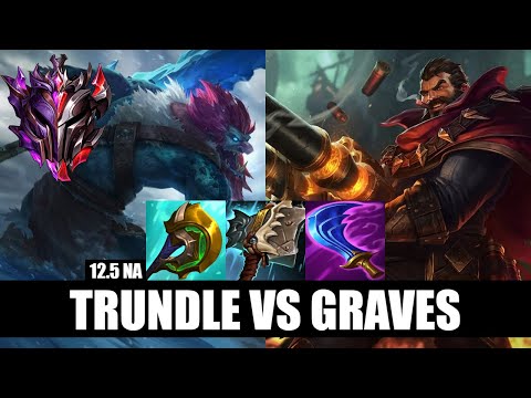 Trundle Top vs Graves Master/Grandmaster NA 12.5