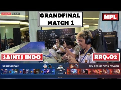 Grand Final MPL ID DAY 1 RRQ Oxygen VS SAINTS INDO 2  RRQ Epic Comeback