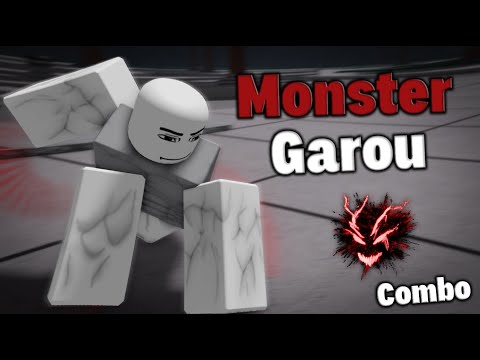 The NEW Best MONSTER GAROU Combo┃The Strongest Battlegrounds