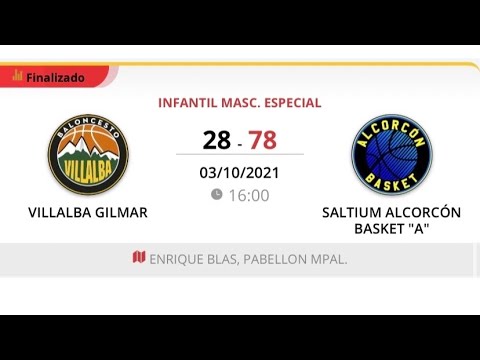 Infantil masc 08 A VILLALBA GILMAR - ALCORCÓN BASKET
