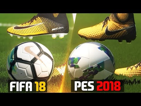 FIFA 18 vs PES 2018 Graphics Comparison