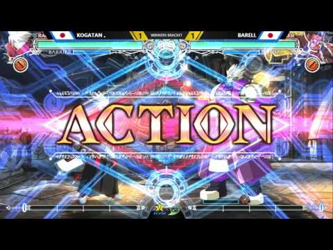 BBCF @ KSB2016 - Kogotan (Stylish Kagura/Ragna) vs Barrel (Tager) [720P/60FPS]