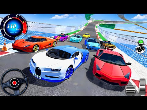 Crazy GT Cars Mega Ramp Impossible Racing - Car Stunt Master Simulator 3D : Android Gameplay #7