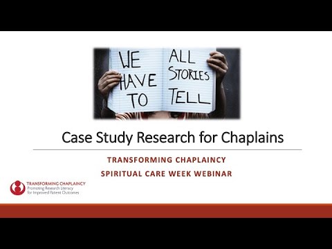 We all have stories to tell  Case Study Research for Chaplains   Spiritual Care Week