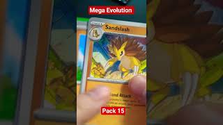 Pokémon  Mega Evolution - Pack 15 opening  #packopenning #pokemoncards #pokemontcg