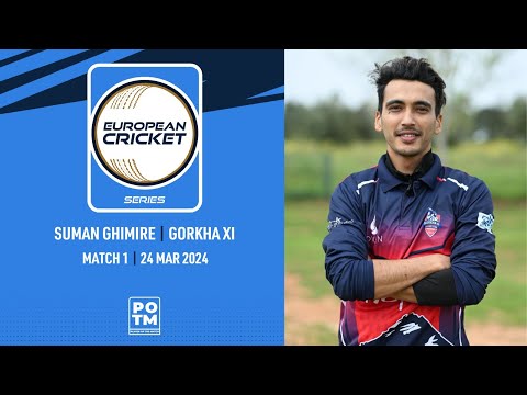 POTM Match 1: S.Ghimire - GOR vs GAM | Highlights | ECS Portugal, 2024 | 24 Mar 2024 | ECS24.146