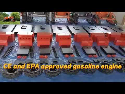 gasoline engine brushless DC motor self-charging generator remote control hillside mower