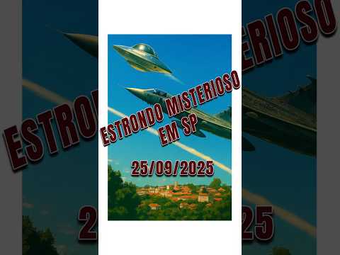 MISTÉRIO NO CÉU: ESTRONDO INTRIGA MORADORES NO INTERIOR DE SP