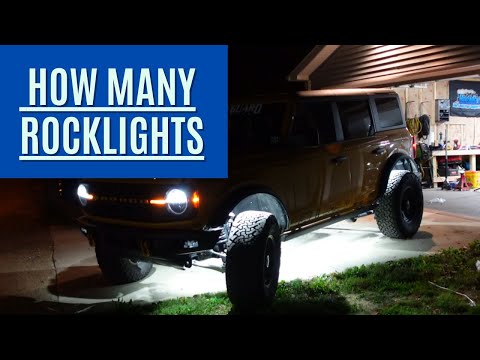 Bronco SEMA Build Pt. 2- Rock light Installation