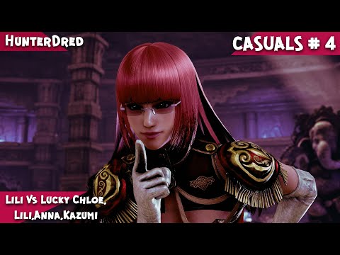Tekken 7 : Casuals # 4 Me(Lili) VS Paul(Lucky chole),Candystripper(Lili,Ana),jinpanimishima(Kazumi)