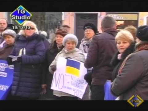 TeleStudio Modena - Protesta Comunità Ucraina - domenica 15 dicembre 2013