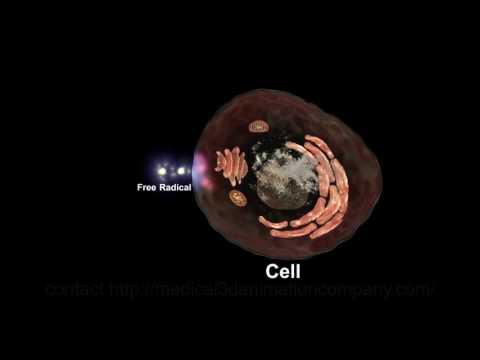free radical unpaired electron antioxidant 3d medical animation company studio 3d visualization heal