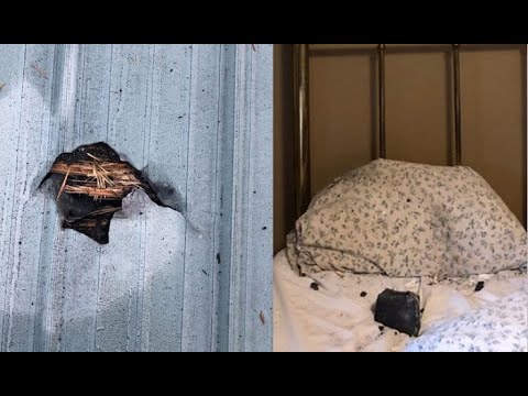 Meteor Fragment End Up on Her Pillow After Crashing Thru Her Roof! Woman from BC Canada Claims!