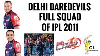 Delhi Daredevils Full Squad Of IPL 2011 (Cricket lover B) | IPL 2011 Full Squad