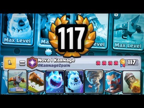 UNREAL 117 WINS w/ ICE-BOW DECK! Karnage OP!