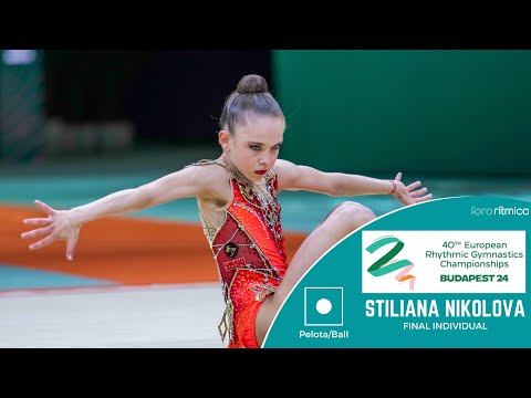 Stiliana Nikolova (BUL) - Pelota/Ball - FINAL INDIVIDUAL - Budapest EC 2024