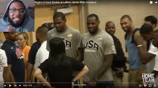 Young Julius Randall vs Young Andrew Wiggins &Devin booker at lebron James camp