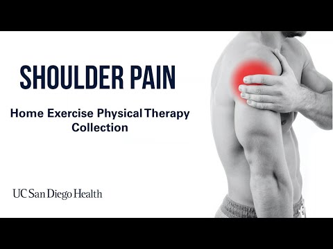 Shoulder Pain Home Exercises | UC San Diego Health