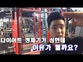 다이어트 정체기가 심한데 이유가 뭘까요?