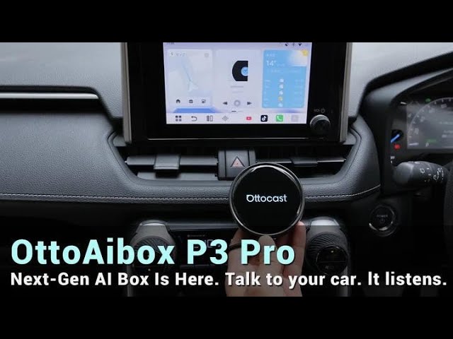 Ottocast P3 Pro AI Box: صندوق سيارة ذكي (Android 1...