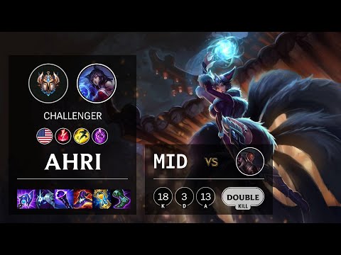Ahri Mid vs Lucian - NA Challenger Patch 11.15