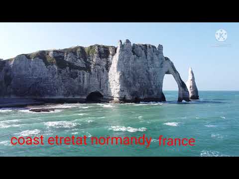 coast etretat Normandy france
