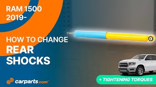 How to replace the Rear Shocks 2019 - 2025 RAM 1500 🚗