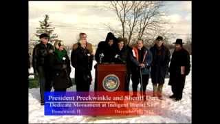 President Preckwinkle and Sheriff Dart Dedicate Monument at Indigent Burial Site