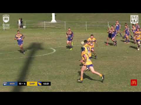 2019 IDRL 1st Grade Round 12 Highlights - Berkeley Eagles vs Dapto Canaries