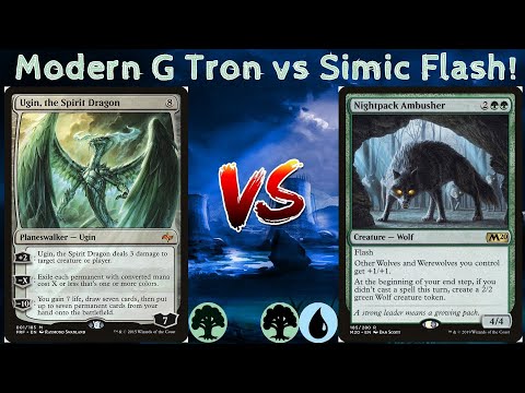 Modern G Tron vs Simic Flash!