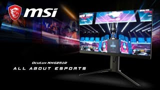 MSI 오큘러스 NXG251R 게이밍 240 지싱크 RGB_동영상_이미지