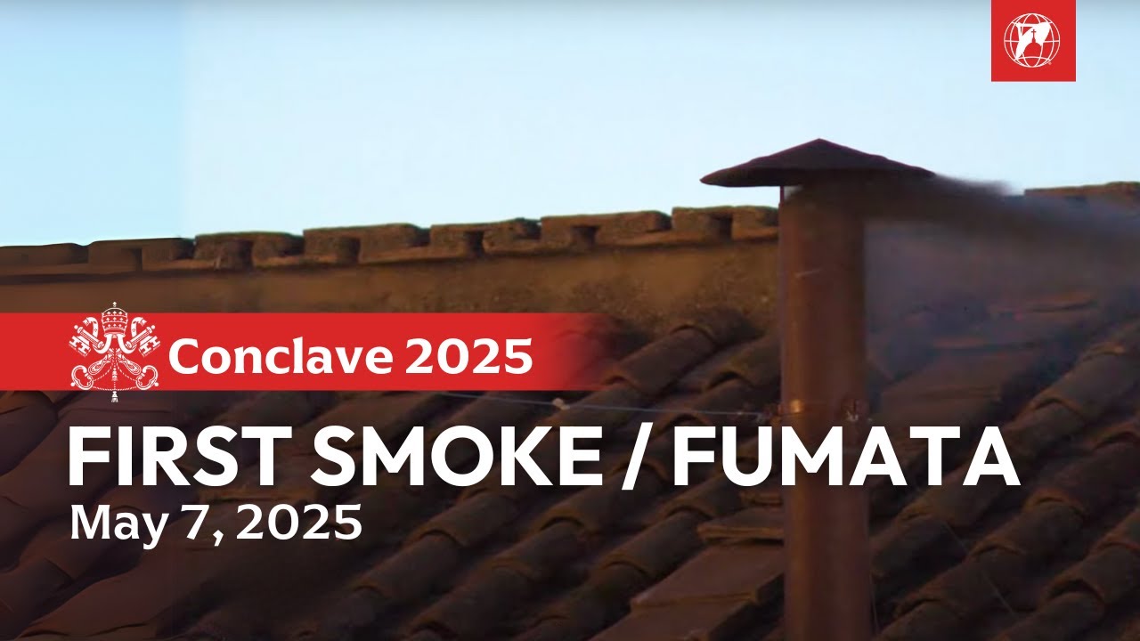 LIVE from the Vatican | Waiting for the smoke / First Fumata of the Conclave | May 7th, 2025