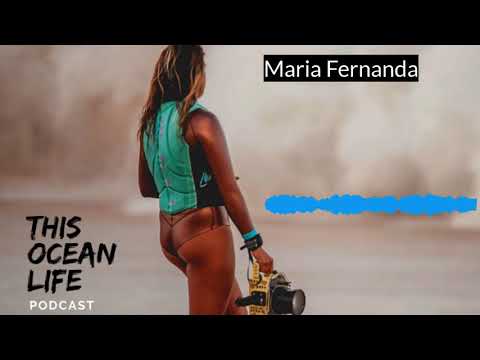 Maria Fernanda -- big wave surf photography, fins and a camera
