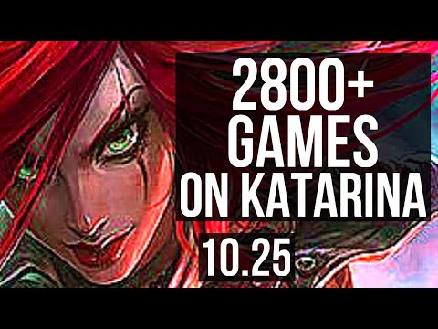 KATARINA vs FIZZ (MID) | 3.7M mastery, 2800+ games, 12/3/7, Godlike | BR Master | v10.25