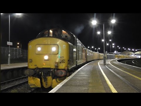 Wide Open Thrash - Colas Rail Freight 37421 Slips out of Yarmouth 3Q72 July 2021