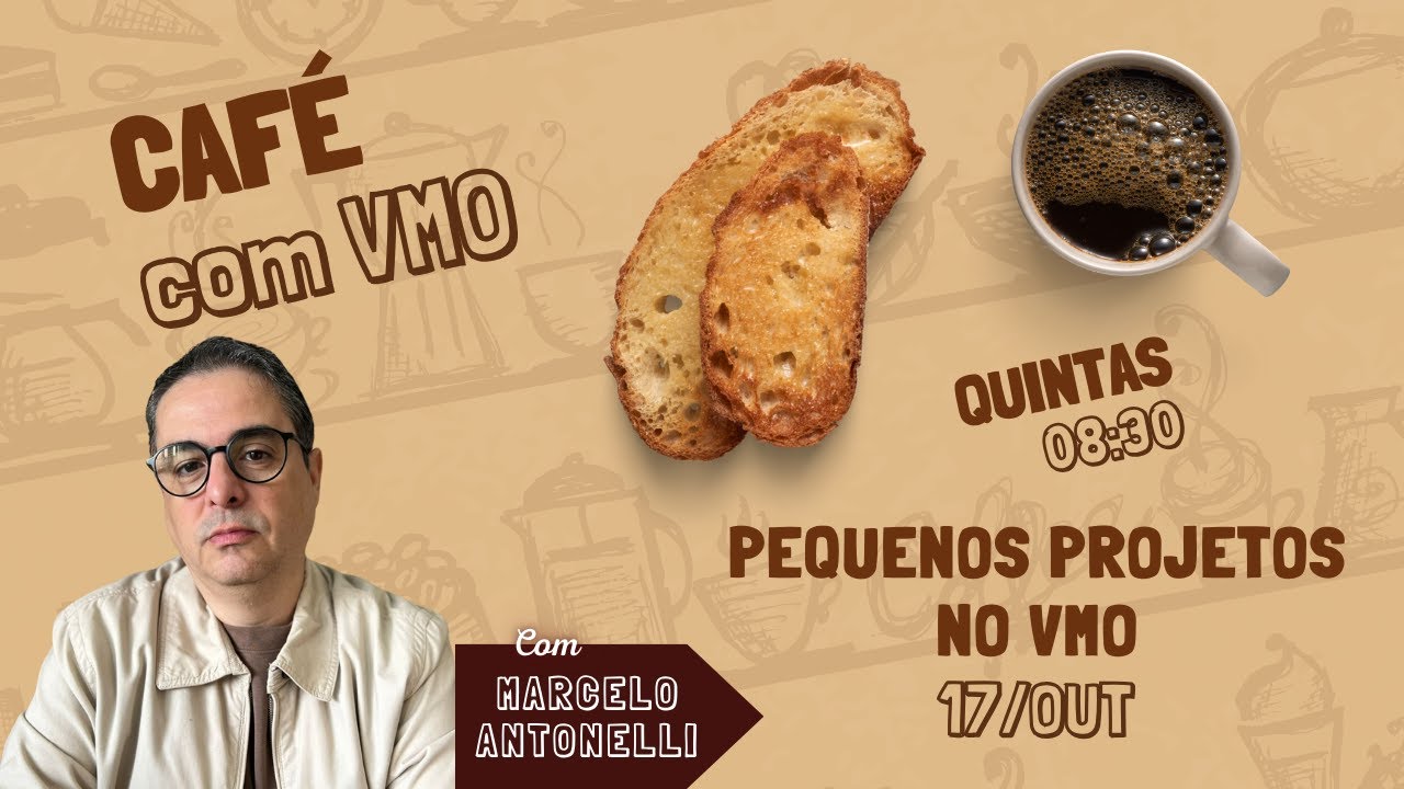Café com VMO #19 - Como Iniciar Pequenos Projetos com o Apoio do VMO