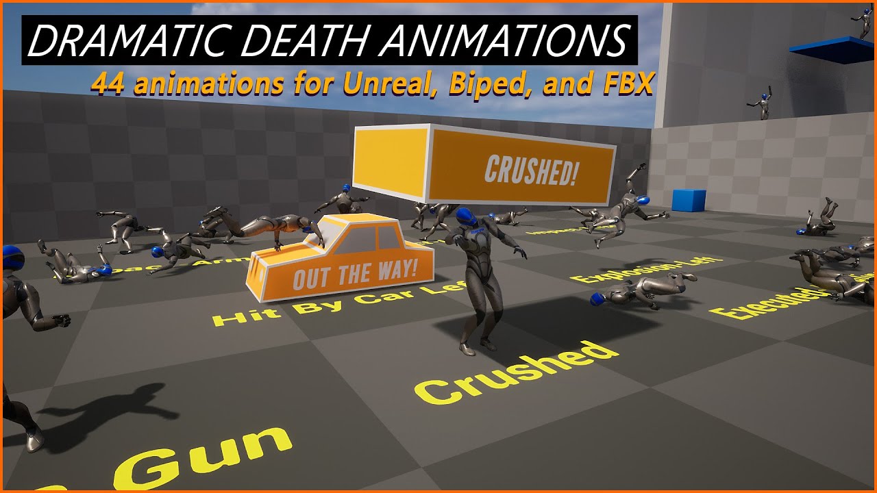 Dramatic Death Animations Showcase
