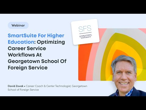 Improving Career Service Workflows at Georgetown - YouTube